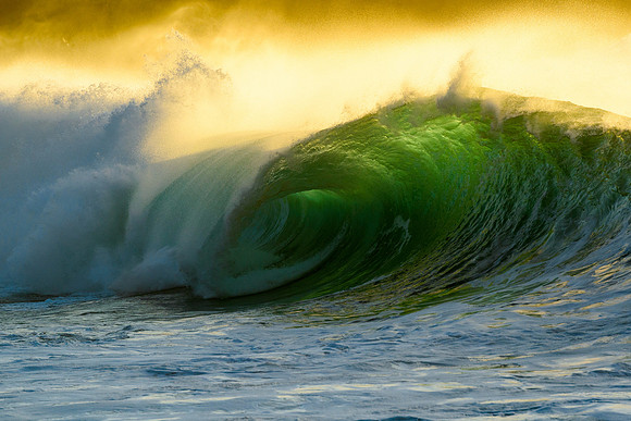 Evening Green and Gold