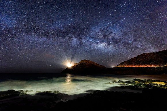 Milky Way over Makapu'u
